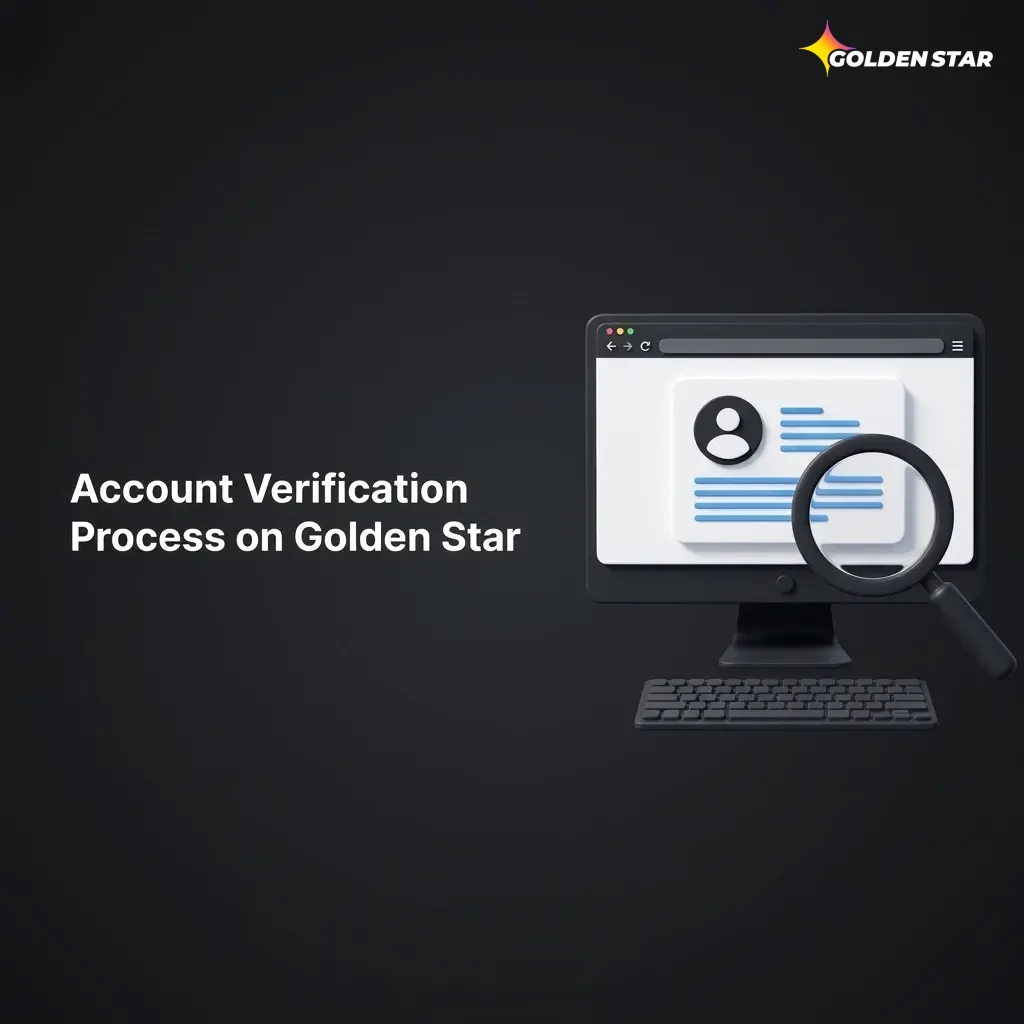 Golden Star Casino KYC account verification process showing ID upload and proof of address steps for Canadian players