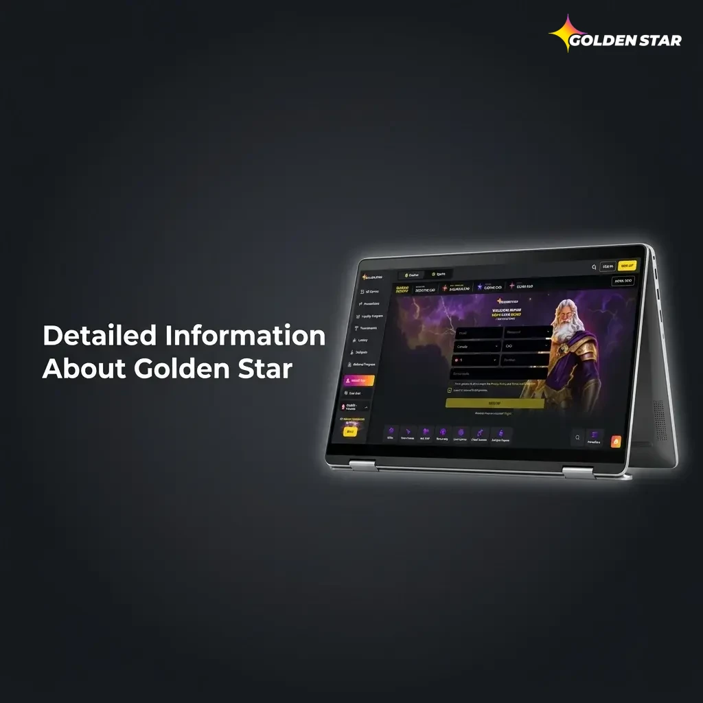 Golden Star online casino and sportsbook platform for Canadian players with sports betting, slots, and live dealer games