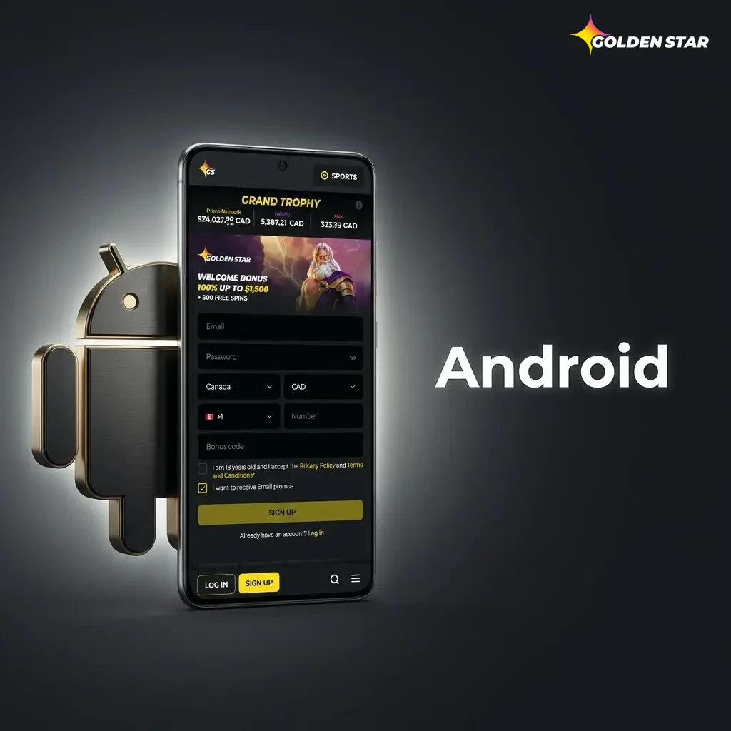 Golden Star Casino Android APK download and installation guide for devices running Android 5.0 or higher