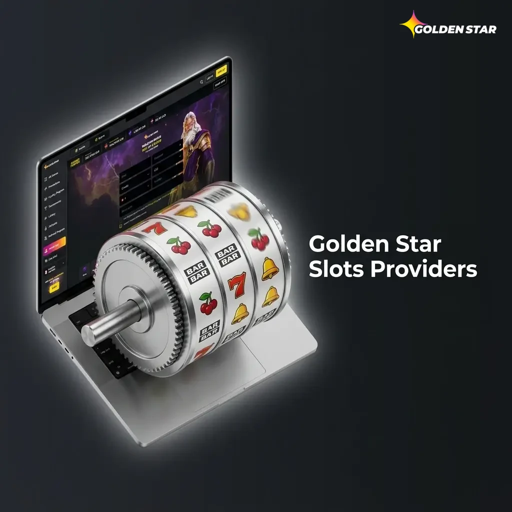 Golden Star Casino slot providers including Pragmatic Play, NetEnt, Microgaming, and 50+ top software developers