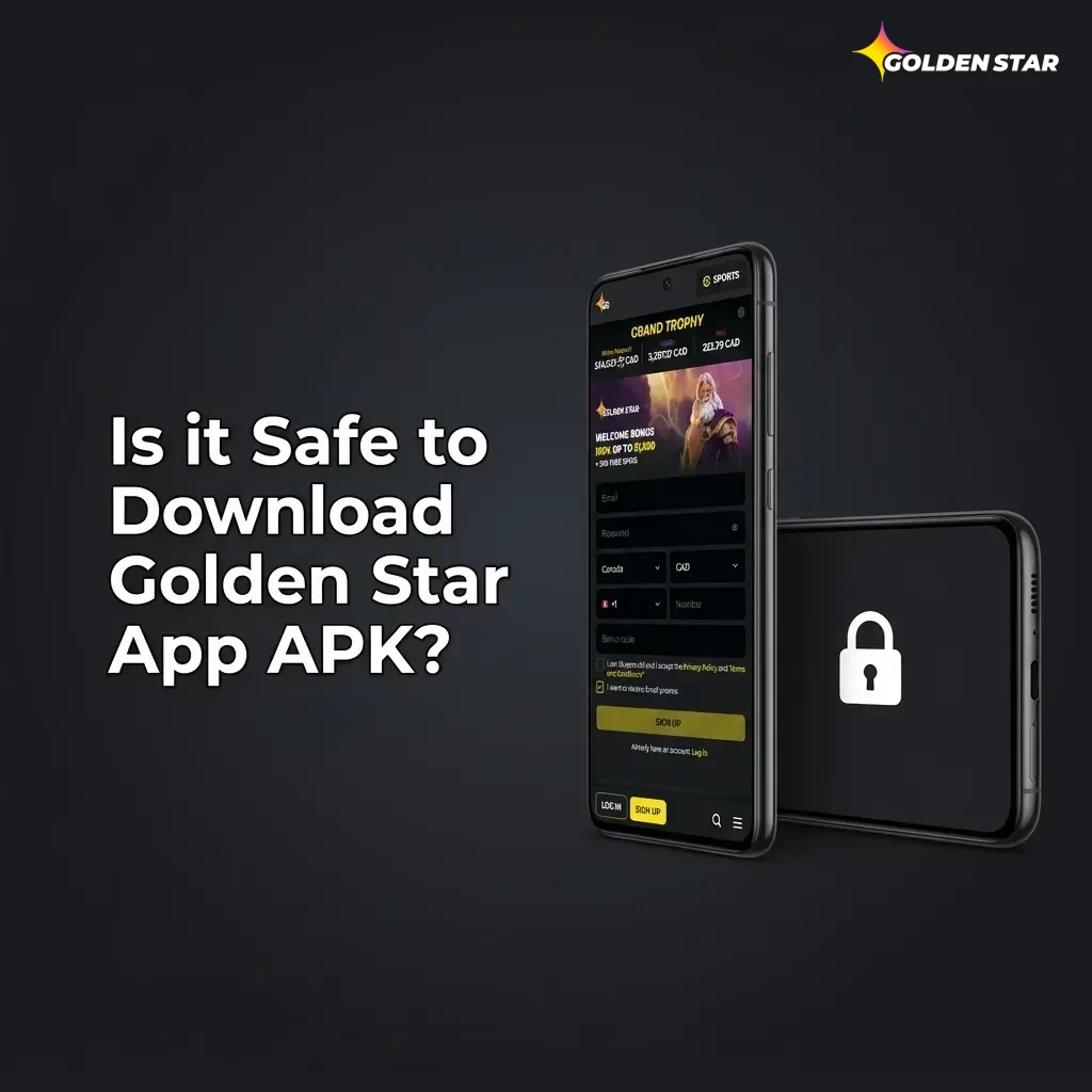 Golden Star Casino app APK download safety with SSL encryption and Curacao eGaming licence compliance