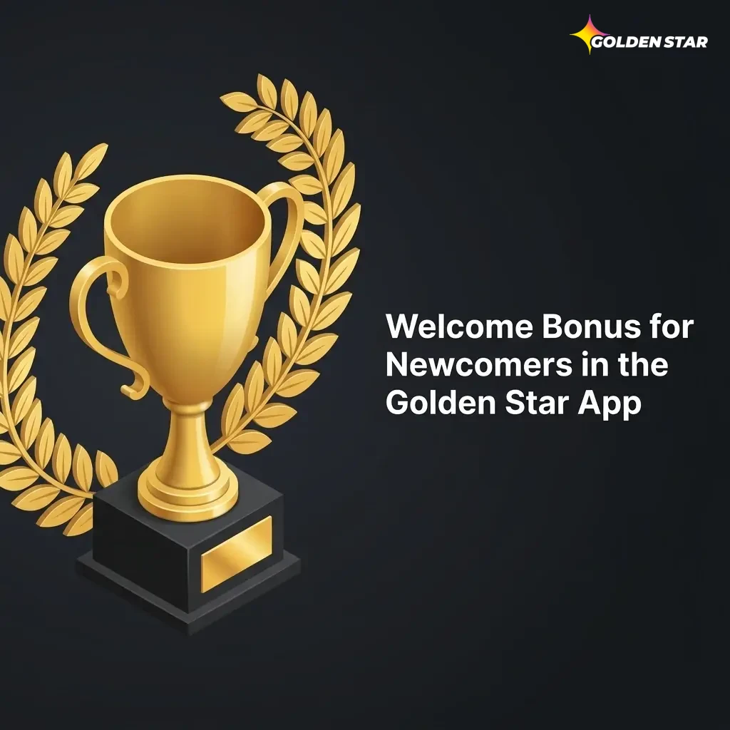 Golden Star App welcome bonus offer showing 100% match up to $1,500 with 300 Free Spins or 50% Highroller match up to $3,000