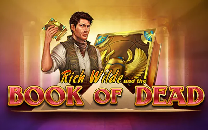 Land a winning combination in the Book of Dead game on the Golden Star website.