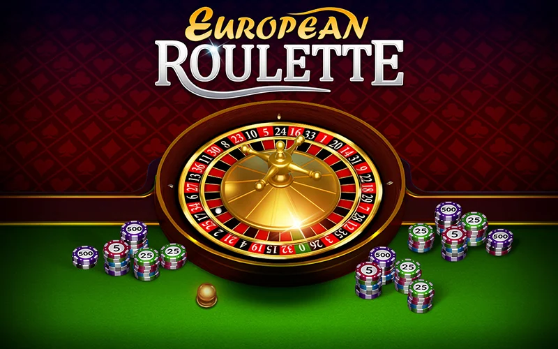 Bet on red in the European Roulette game on the Golden Star website.